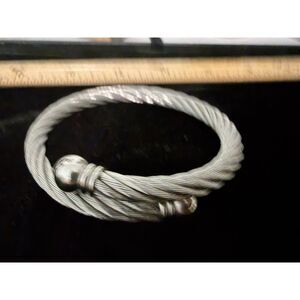 silver metal bracelet